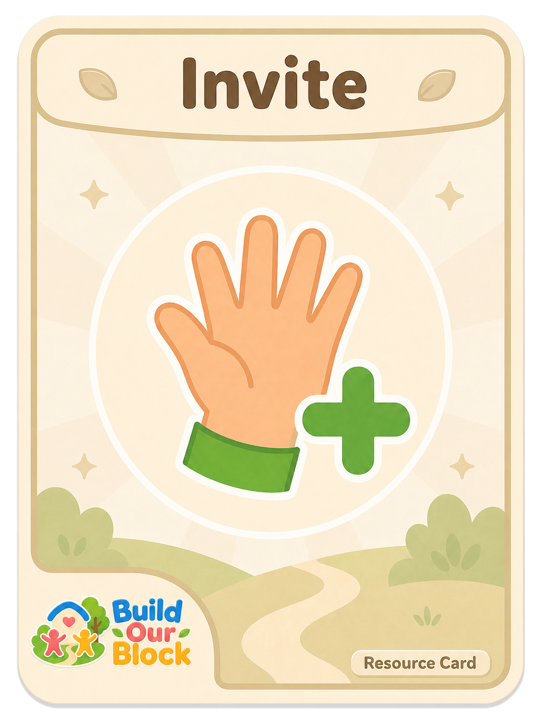 Invite resource card